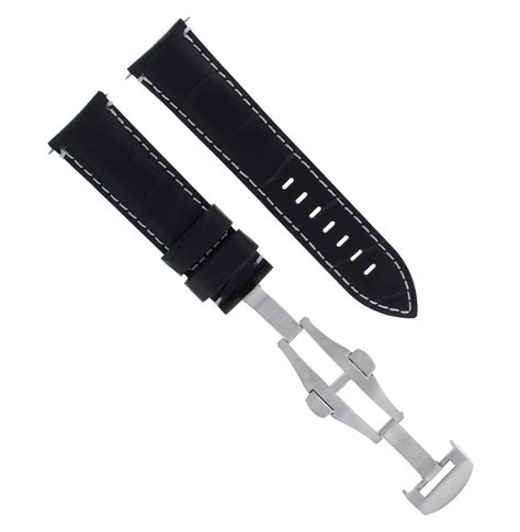 breitling 22mm deployment clasp|Breitling leather strap 22mm.